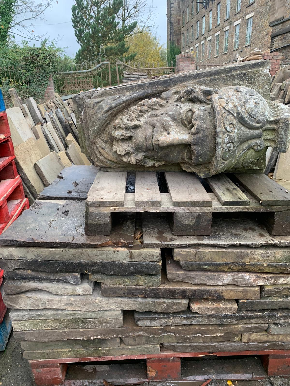 York stone paving flagstones bought Preston Bolton Blackburn